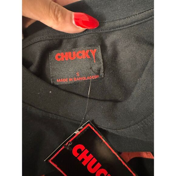 Chucky Graphic T-Shirt Men’s Size S Black Horror Movie Tee Good Guy Shirt - Picture 3 of 4